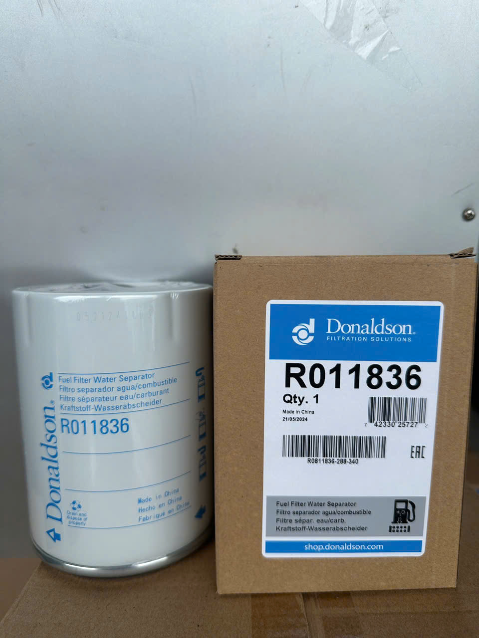 R011836 |  Lọc dầu nhiên liệu thô Doosan DL06 (400508-00062)